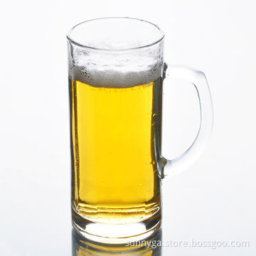 Eco-friendly Wholesale Clear Beer Mug Glass